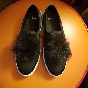 ASOS SLIP ON SNEAKERS.